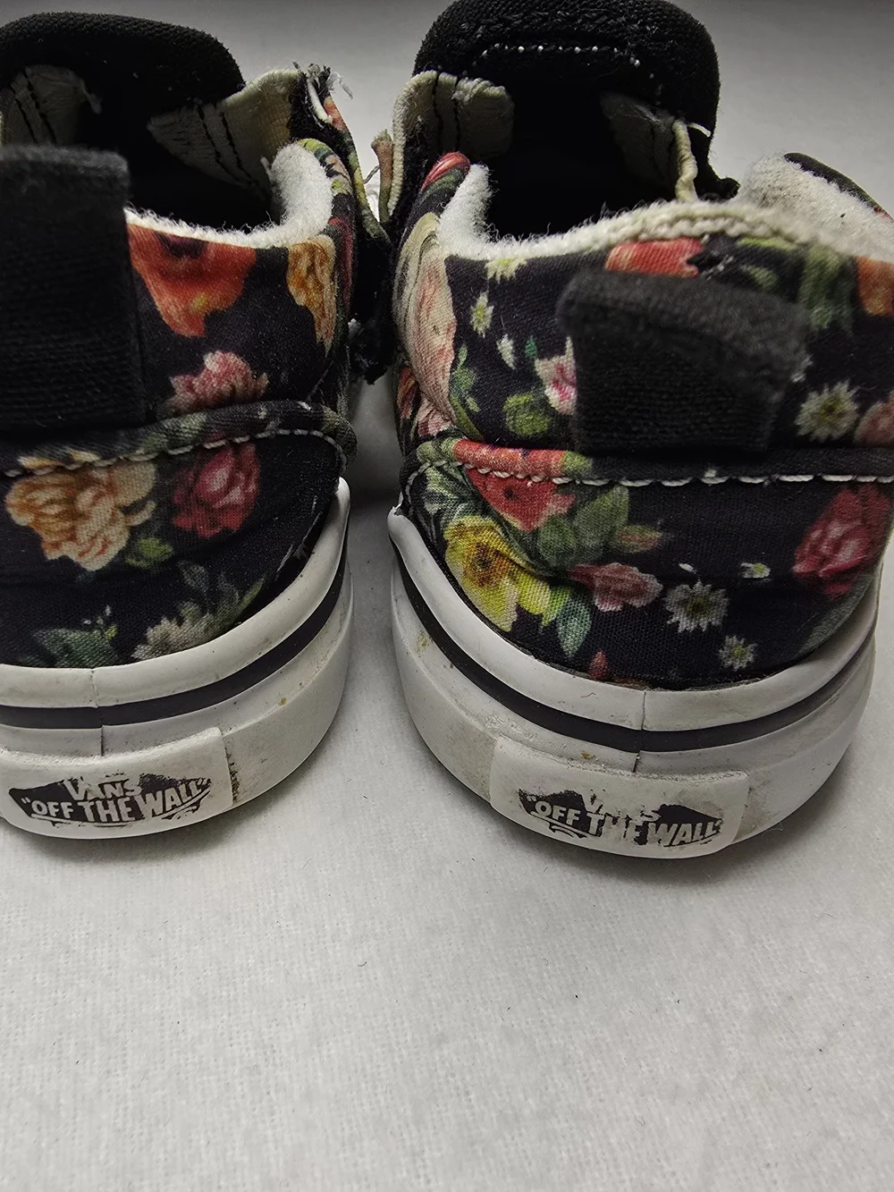 Vans Kids Classic Slip-On Floral Shoe - Black/Multi